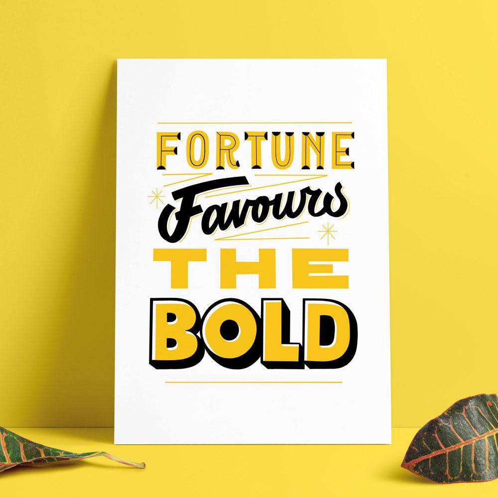 Fortune Favours the Bold - Zone Arts